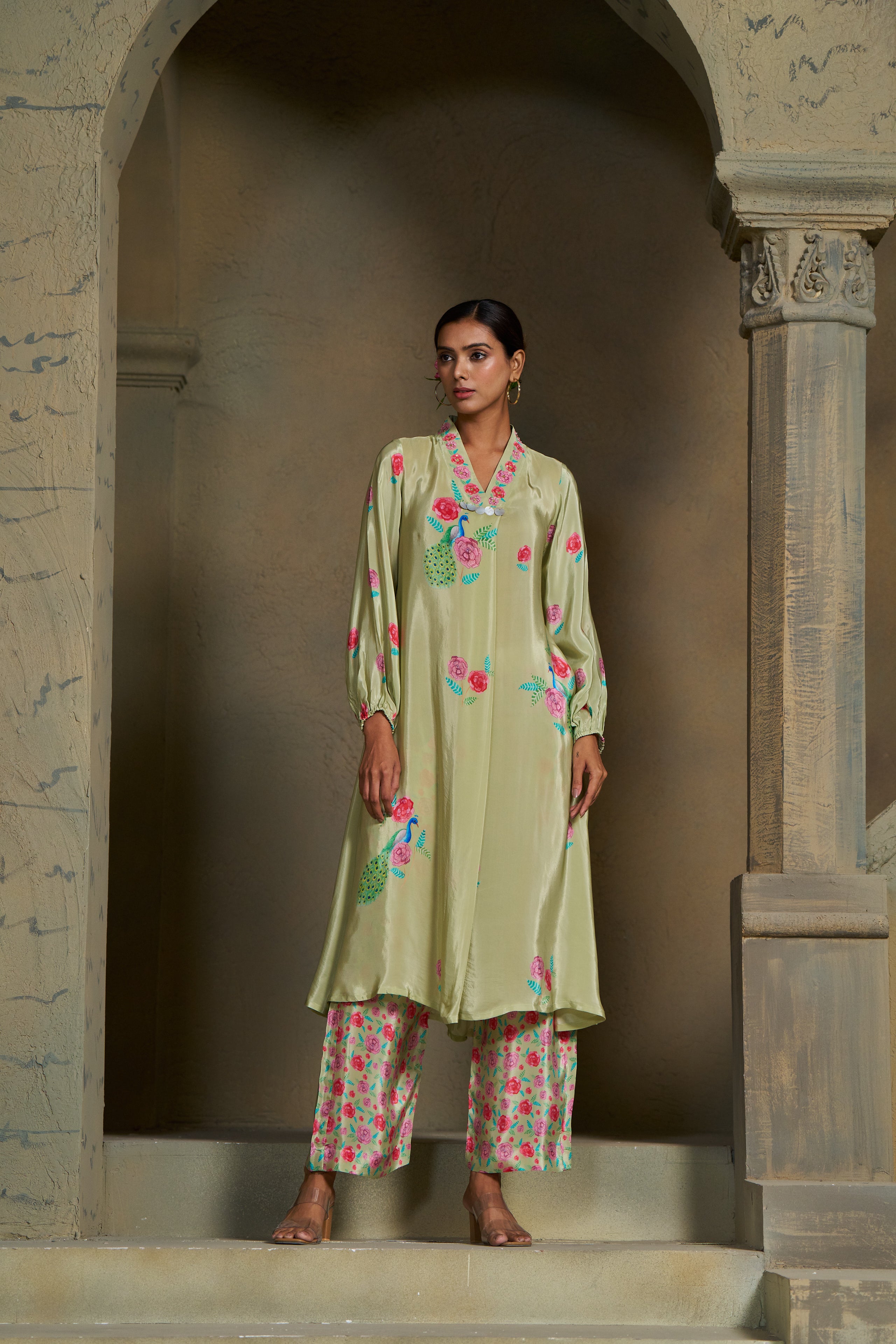 Sage - Green Kurta Set