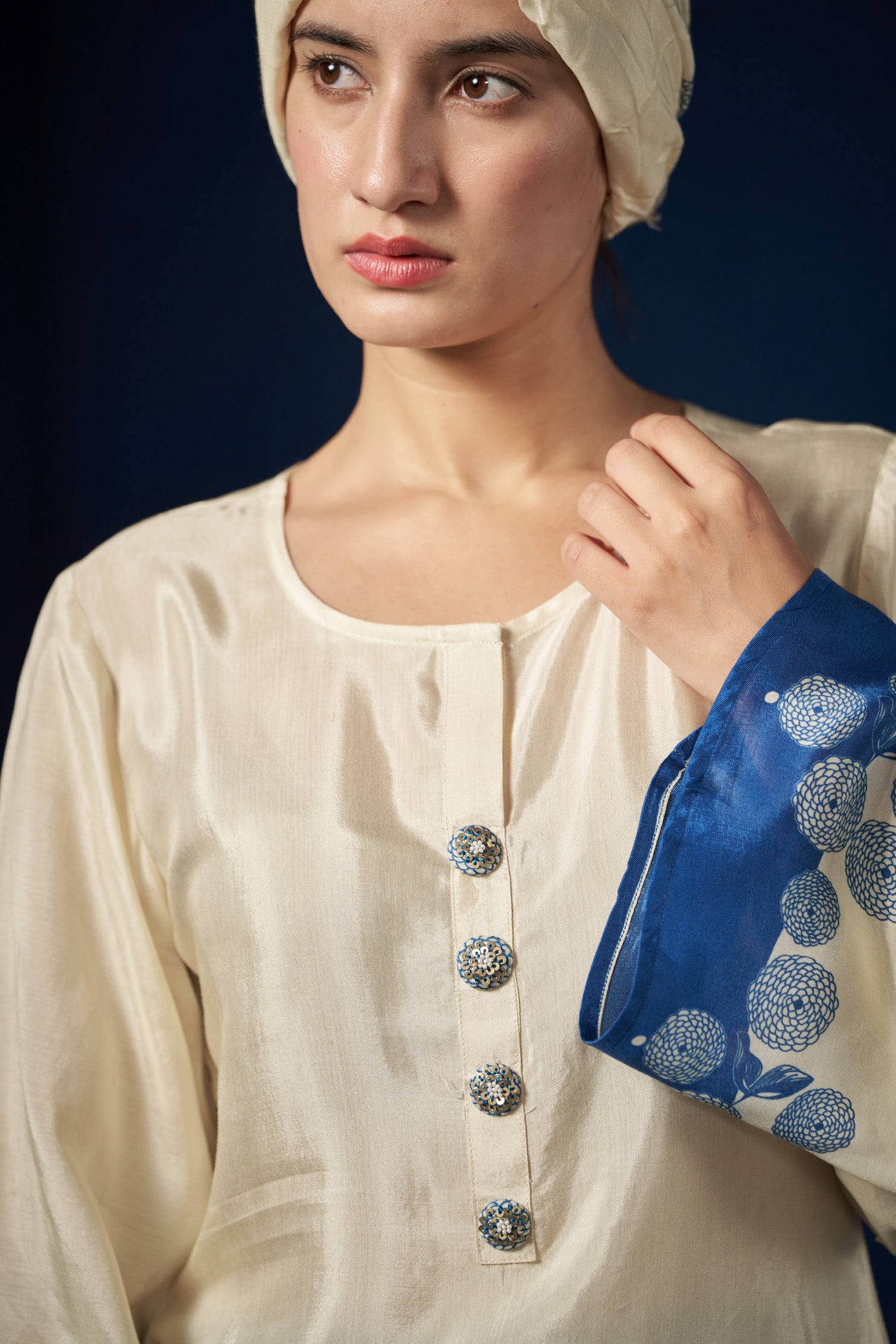 Cobalt Blue Kurta Set